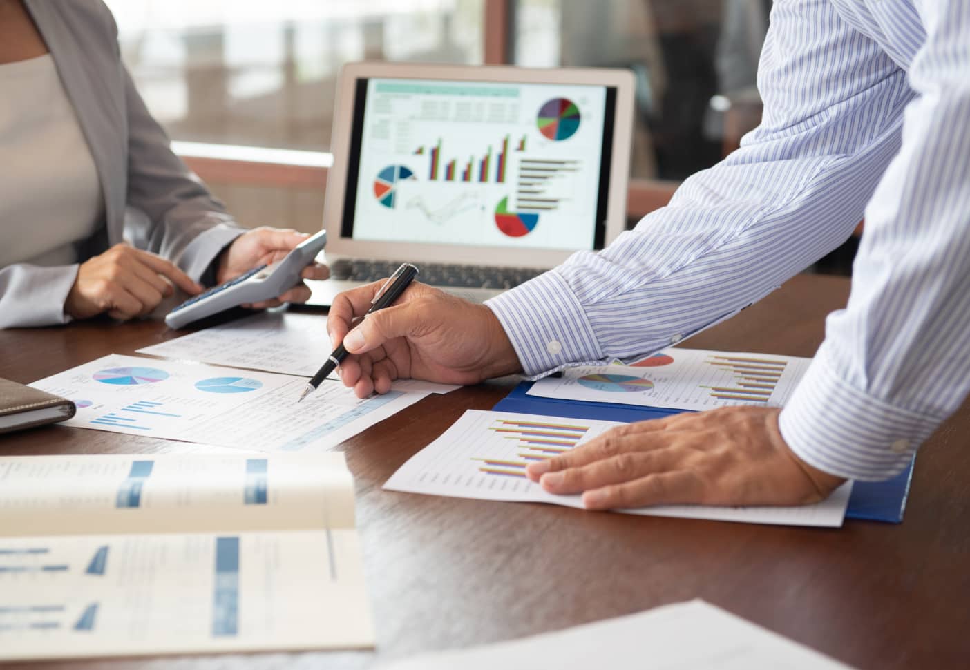 People performing an audit