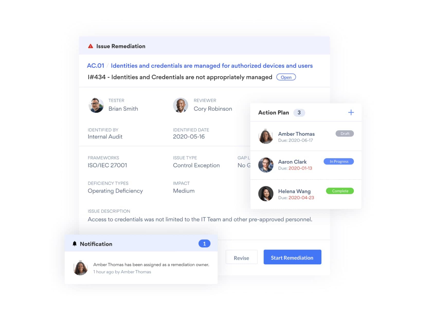 Manage Compliance Issues and Reports